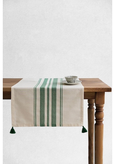Tereza Runner Yeşil Masa Örtüsü