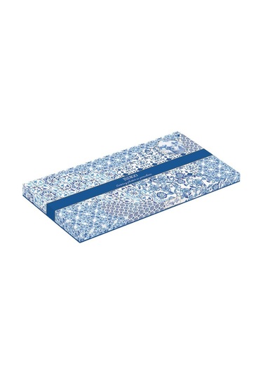 Easy Life Porselen Oval Servis Tabağı 33,5cm X 15cm Mavi
