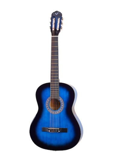 Angel Acg100-Bls 4/4 Mavi Klasik Gitar