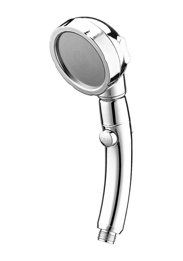 Gümüş Basınçlı 3 Modlu Yağmurlama Su Duşu El Güçlendirme Kafası Gümüş