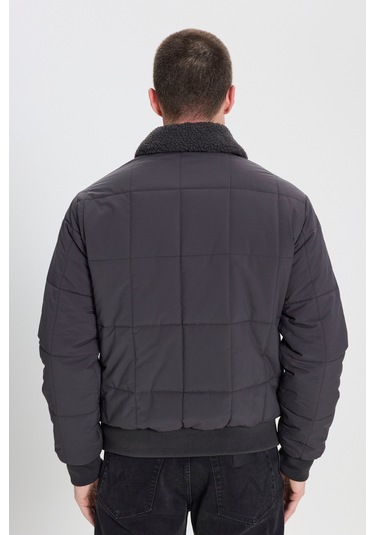Regular Fit Normal Kesim Antrasit Bomber Ceket W232228003 Antrasit