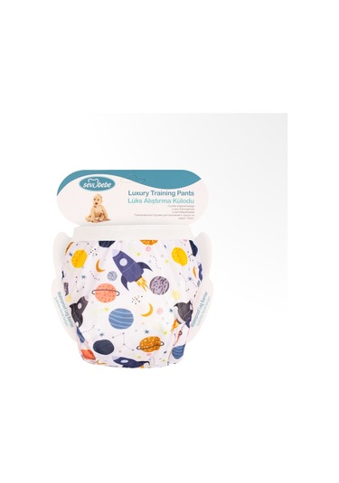 Sevi Bebe Lüks Bebek Alıştırma Külodu Gezegen Desenli 1 No 10-15 Kg