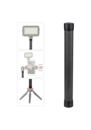Primepickings Karbon Fiber Gimbal Uzatma Çubuğu - Zhiyun, Feiyu İçin - 35cm Hafif & Dayanıklı Uzatma Çubuğu