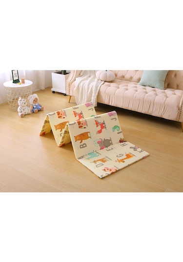 Animal Alphabet Katlanabilir Oyun Matı Oyun Halısı 150 x 180 x 1 CM