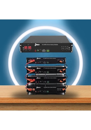 Orbus 48v 50ah Lifepo4 Modüler Lityum Batarya 2.4kwh