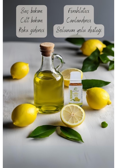 Einnatur Limon Uçucu Yağı %100 Saf Citrus Limonum Essential Oil 10 ML