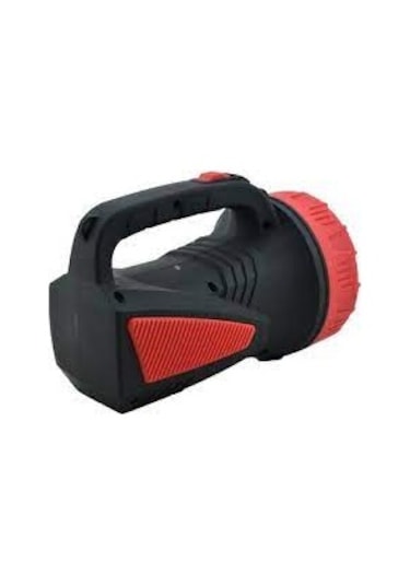 Power Style 2222 Projektör Elfeneri!! 50 Saat Yanar Büyük Akü Kırmızı - Siyah