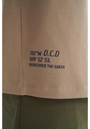 Arma Erkek Regular Fit Basic Reglan Kollu Süprem Bisiklet Yaka Tişört Y29344472202 Gri-bej G8 Gri