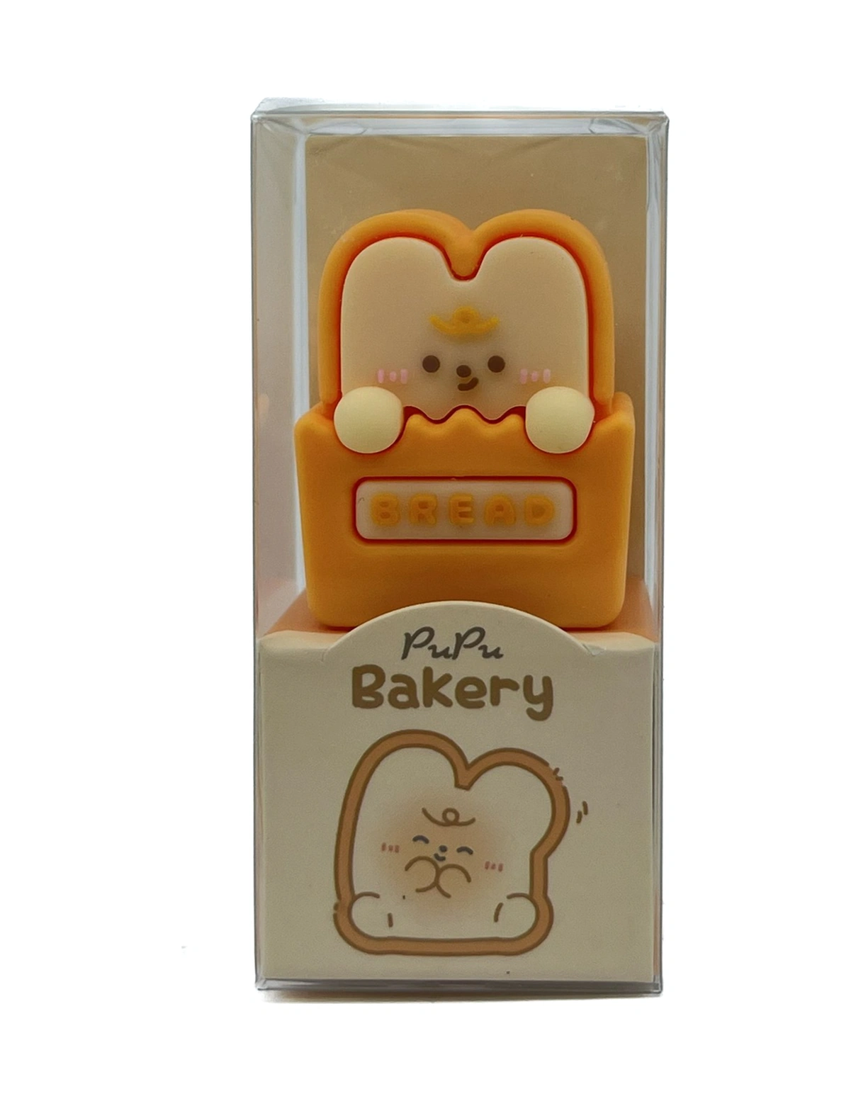 Pupu Bakery 3d Silikon Renkli Kalemtraş Uzun Kulak