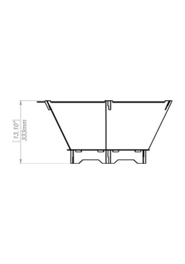 Portatif Altıgen Ateş Çukuru Bahçeniz İçin Dekoratif Siyah