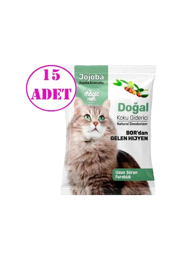 Magic Power Kedi Kumu Koku Giderici Jojoba 25 Gr 15 Ad