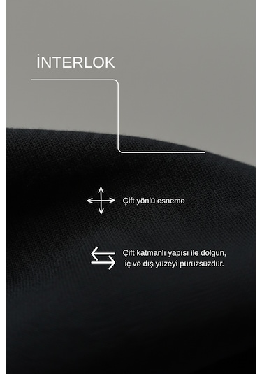 Allunique Erkek Pamuklu Oversize Bisiklet Yaka Siyah T-shirt