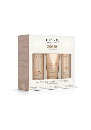 Cadıveu Cadiveu Blonde Reconstructor Ev Bakım Seti 3'lü