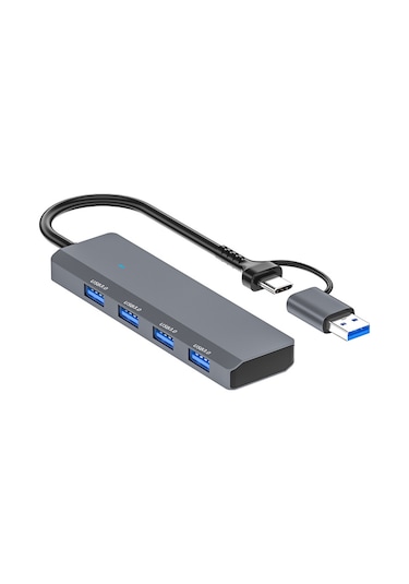 ALLY ADS-305D 4in1 USB-Type-C to 4X USB3.0 HUB Çoğaltıcı Çeviric