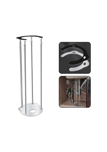 Suntek Tezgahaltı Havzası Destek Çubuğu Çelik Ev 28cm Gümüş