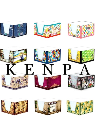 Küp Blok Karton Kutulu 8X8 Cm Beyaz