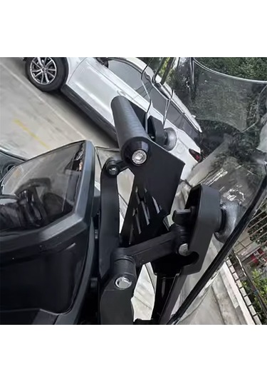 Motosiklet Gps Navigasyon Braketi Telefon Tutucu Standı Voge İçin Siyah