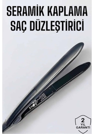 Saç Düzleştirici Led Ekranlı Isı Ayarlı Seramik Kaplama Profesyonel