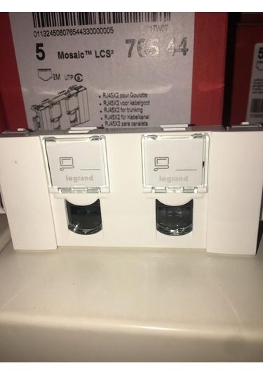 076544 Legrand 2 Li Utp Cat6 Rj45 Priz