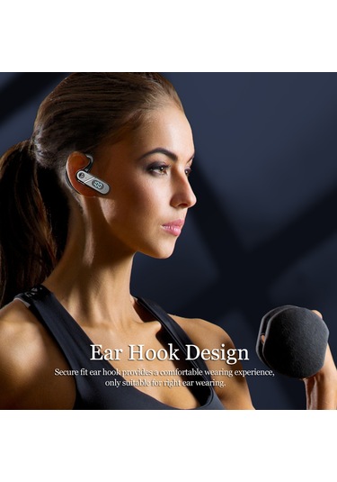 Singree "v28 Kablosuz Kulaklık - Açık Kulak Tasarımı, Bt5.2, 20 Saat Müzik, Mikrofonlu Ofis & Spor Kullanımı"