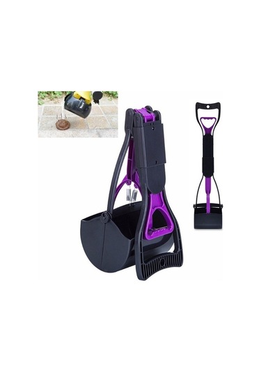 Uzun Saplı Evcil Hayvan Tuvalet Seçici Köpek Katlanabilir Tuvalet Znzu4c