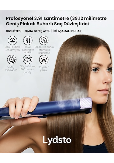 Beauty Steam Flow Buharlı Saç Düzleştirici Ve Şekillendirici