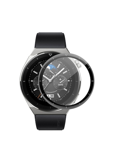 Huawei Gt3 Pro 46MM Ekran Koruyucu 3D Kavisli Full Kaplama Pmma