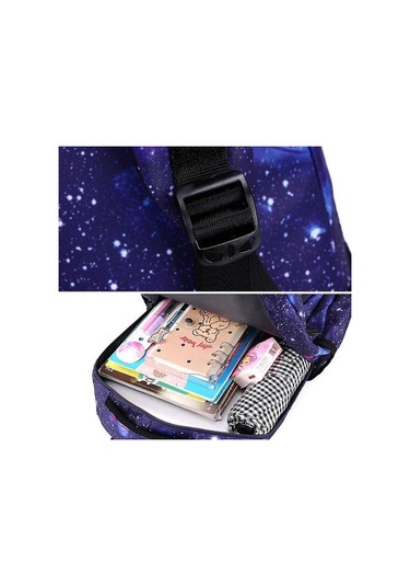 Kızlar Su Geçirmez Okul Sırt Çantası Antrasit