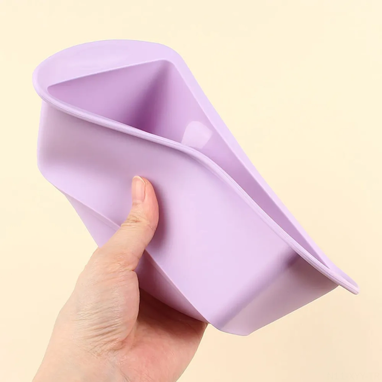 Yaleker Purple Silikon Toast Kalıbı, Ev Kullanıma Uygun, Direk Tutuşlu, Isıya Dayanıklı, Kayma Özelliği Var, Mini Dikdörtgen Pasta Formu MOr