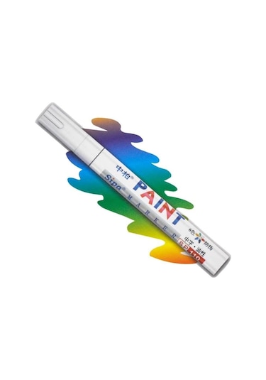 Oto Çizik  Rötuş Boya Marker Kalemi Metalik Gri (356601669)