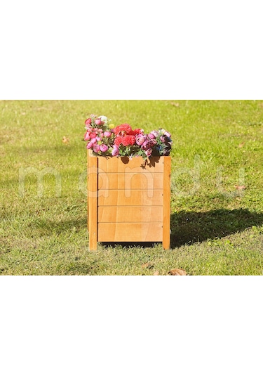 Mandu 41 x 38 CM Dekoratif Ahşap Saksı