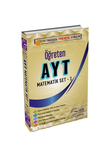 Yks Ayt Öğreten Matematik Set 1 Gür Yayınları