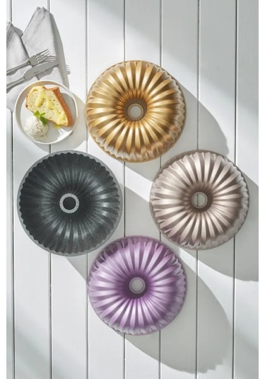 Emsan Griss Hardstone Gri Döküm Kek Kalıbı 24 cm