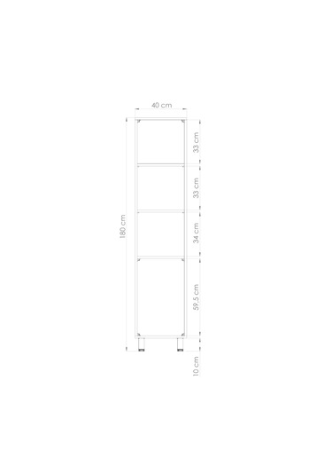 Çamaşır Sepetli Banyo Dolabı Beyaz