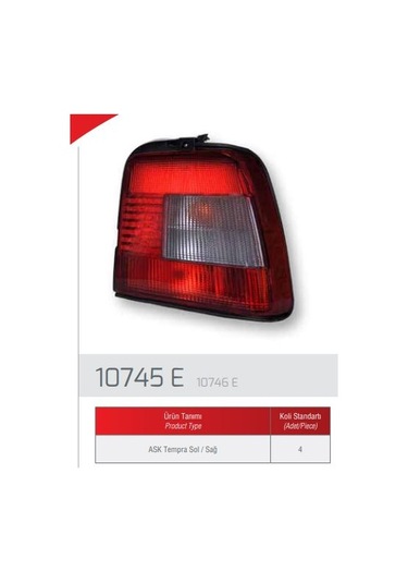 Farba 10745d Stop Lambası Sol Tempra