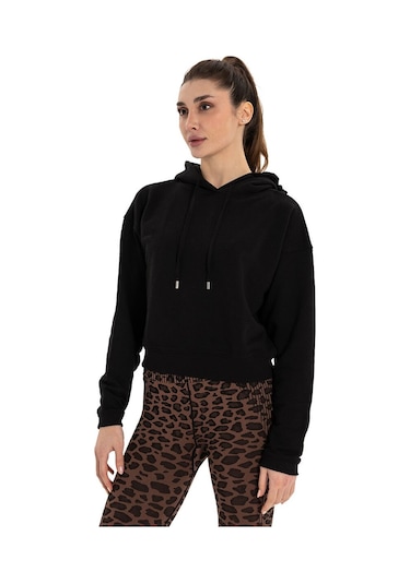 Inguz Kapüşonlu Hoodie Siyah