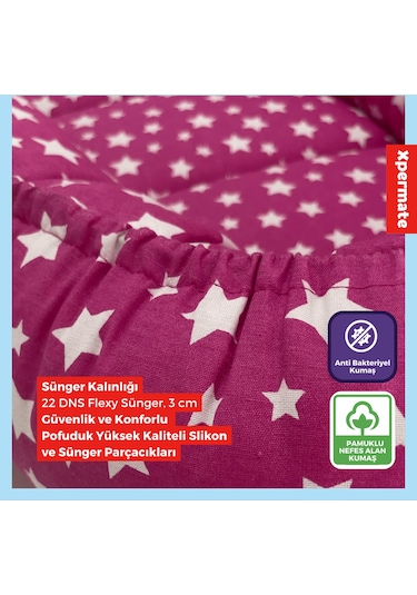 Xpermate Babynest,yenidoğan Bebek Yuvası,taşınabilir Yatak Pembe
