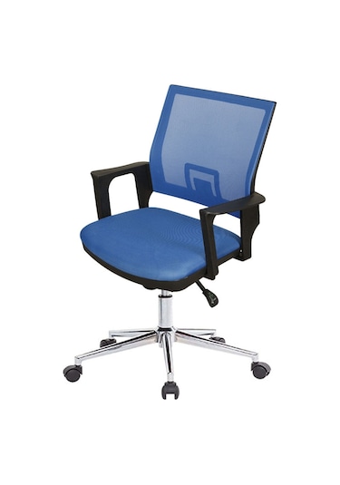 Uzayofismobilyaları Uzay Ofis Ada Çalışma Koltuğu - Mavi