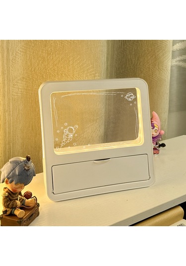 Aurora 3d Kalemlik Gece Lambasıyaratıcıilham Ahşap - Şeffaf