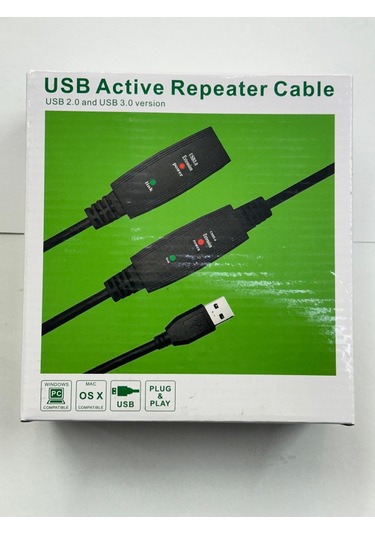 5 Metre Usb 3.0 Uzatma Kablosu Güç Destekli Usb 3.0 5 Metre Extansion Kablo