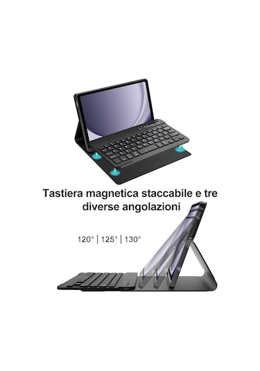 Huawei Matepad Se 10.4'' Bluetooth Özellikli Standlı Kalem Bölmeli Klavyeli Kılıf