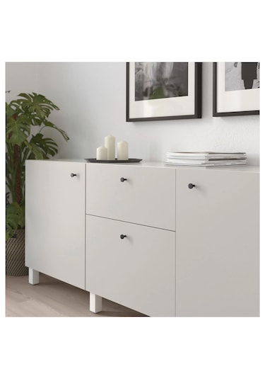 Ikea Bagganäs Topuz 21 Mm, 2 Adet Gümüş