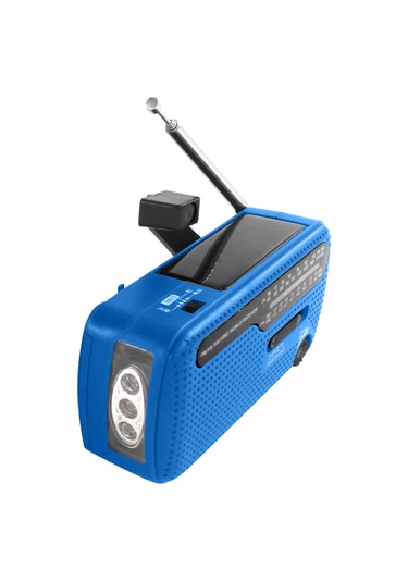 Springsun Acil Radyo El Kranklı Güneş Radyosu 1200mah Şarj Edilebilir Taşınabilir Güç