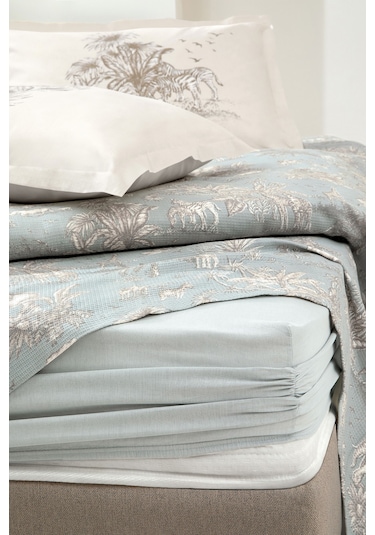 Yataş Bedding Aster Tek Kişilik Pike Takımı - Adaçayı