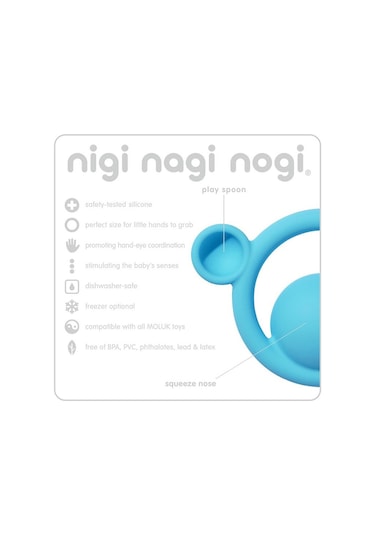 Moluk Nigi Nagi Nogi - Primary Blue, Red, Yellow Çok Renkli