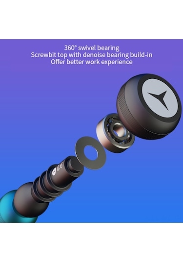 Wezone Gri Manyetik Tornavida - Saat, Telefon Ve Elektronik Tamiri İçin Uygun, 1.2 Mm Uçlu, Çelik Malzeme