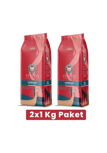Mare Mosso Espresso Venezia Taze Kavrulmuş Çekirdek Kahve 2 x 1 KG