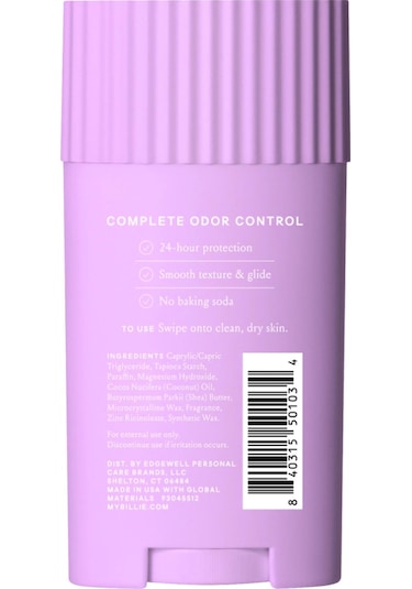 Billie Lavender Milk Alüminyumsuz Stick Deodorant 74gr