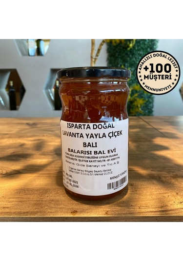 Lavanta Balı 850gr -yöresel Bal