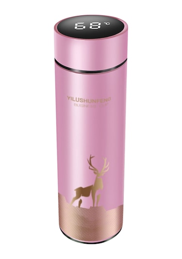 Moveevo 500ml Güneşgözu Desenli Akıllı Isı Ölçer Termos Bardak - Dokunmatik Ekran, Çelik İç/ Dış, Damlacık Önleyici Pil Değiştirilemez Pembe Moveevo 500ml Güneşgözu Desenli Akıllı Isı Ölçer Termos Bardak - Dokunmatik Ekran, Çelik İç/ Dış, Damlacık Önleyici Pil Değiştirilemez Pembe